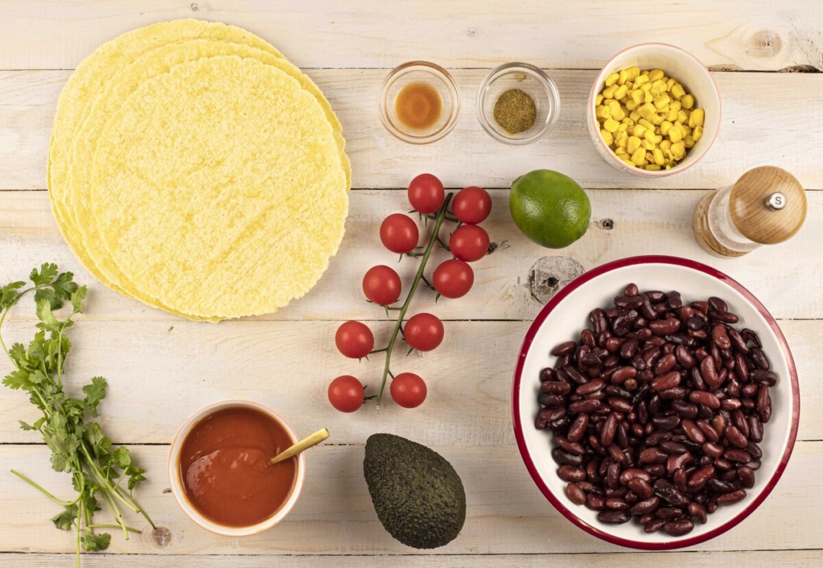 Tacos veganos en 15 minutos