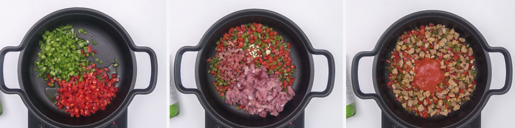 Cómo hacer un arroz ibérico. Receta de arroz con lomo y verduras