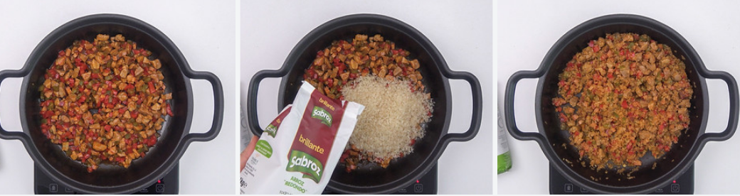 Cómo hacer un arroz ibérico. Receta de arroz con lomo y verduras