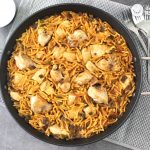 Fideuá de pollo y conejo
