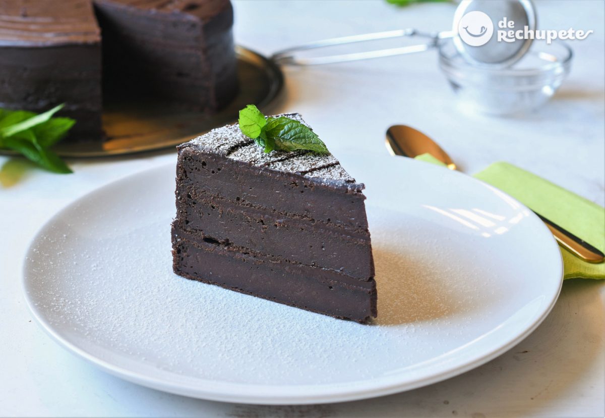 Tarta de remolacha con chocolate