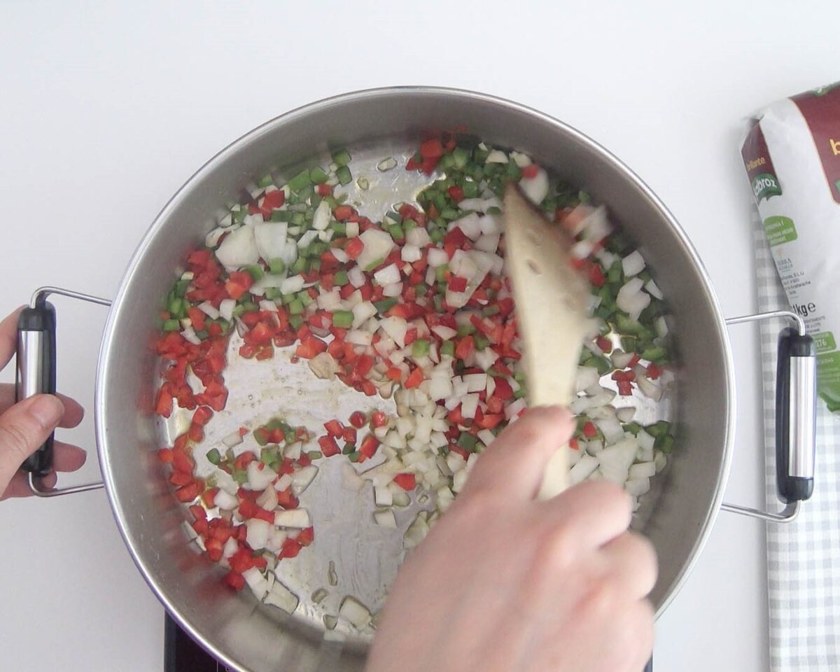 Arroz con pulpo y gambas