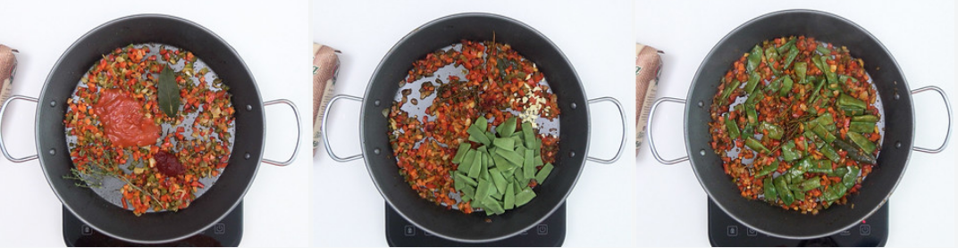 Paella de pollo. Receta de arroz fácil y barata