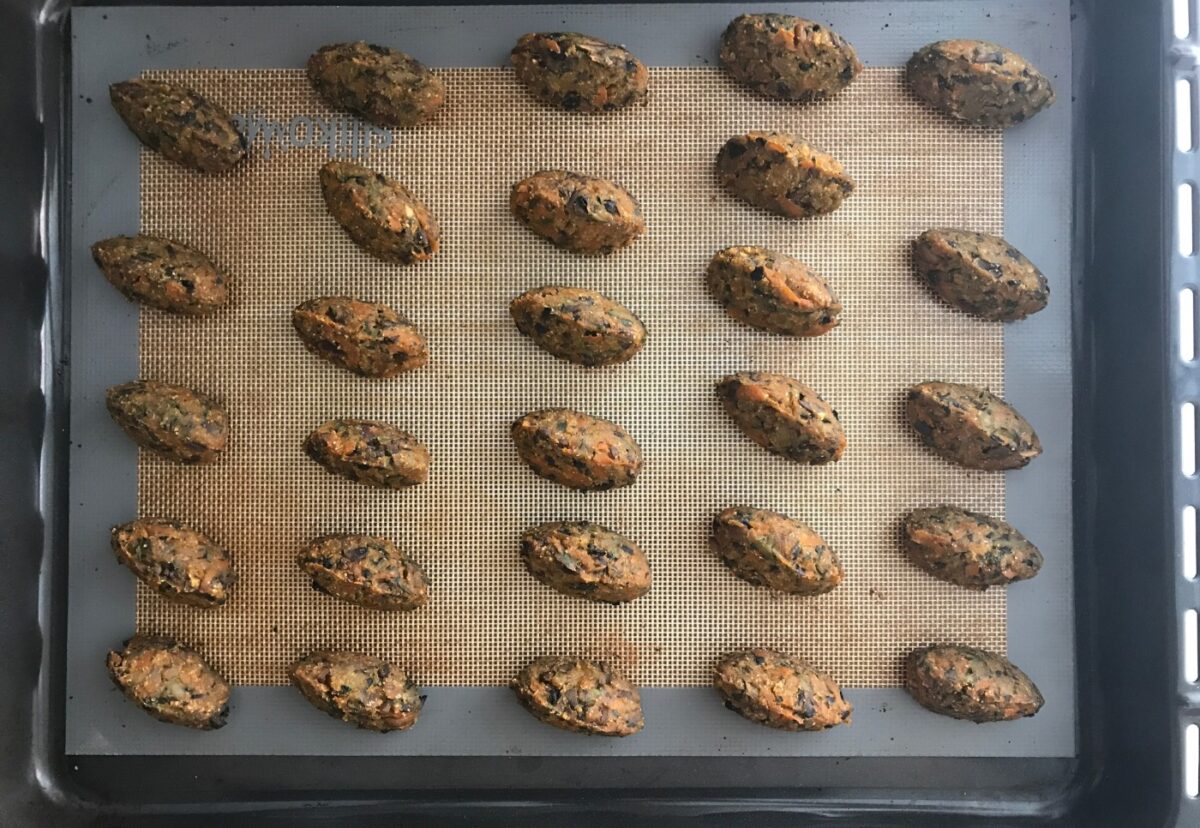 Croquetas de verduras al horno