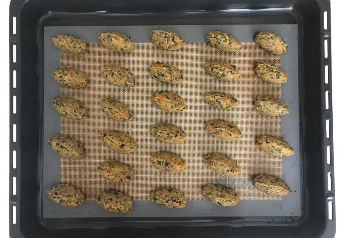 Croquetas de verduras al horno