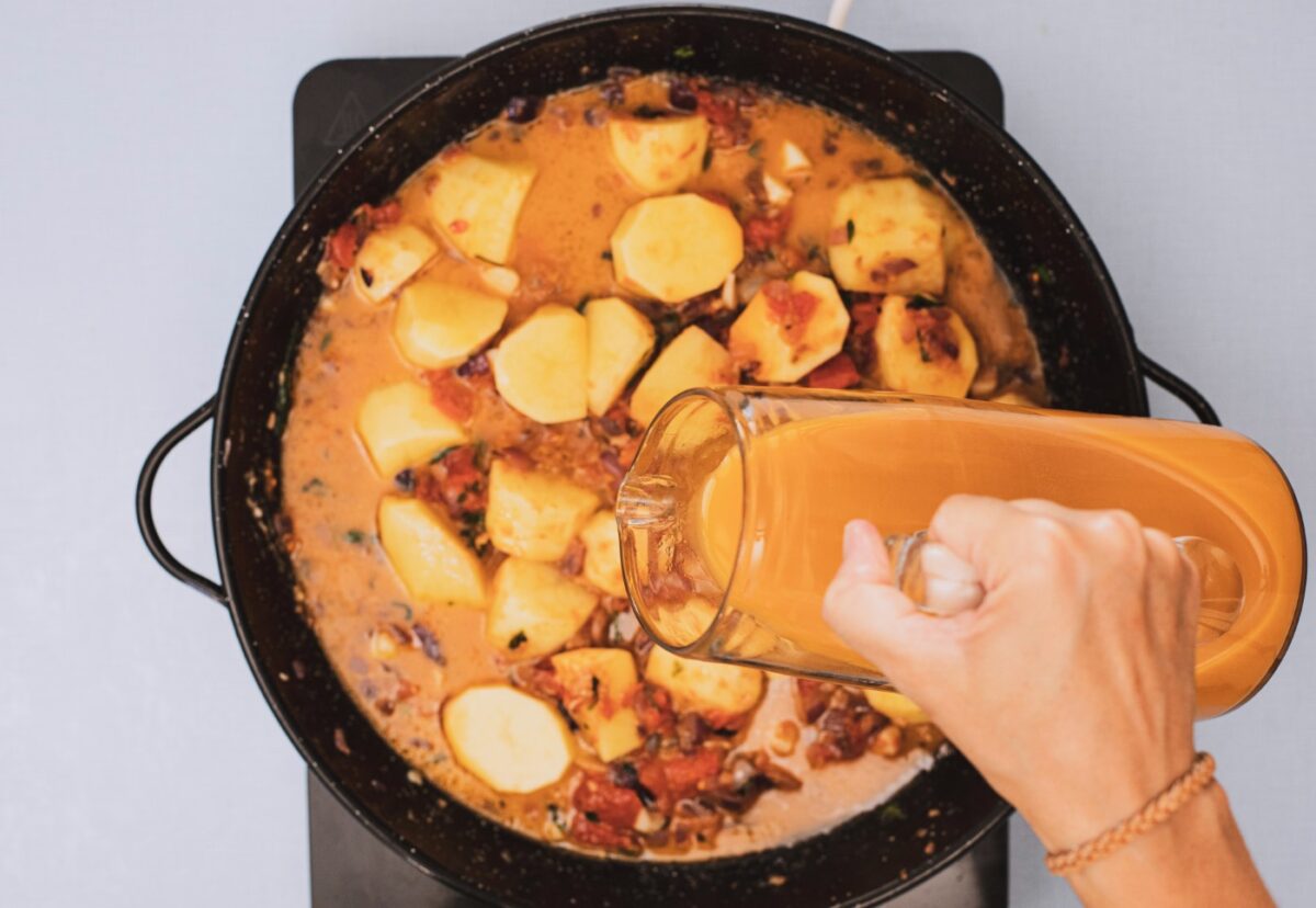 Suquet de pescado y marisco. Suquet de peix