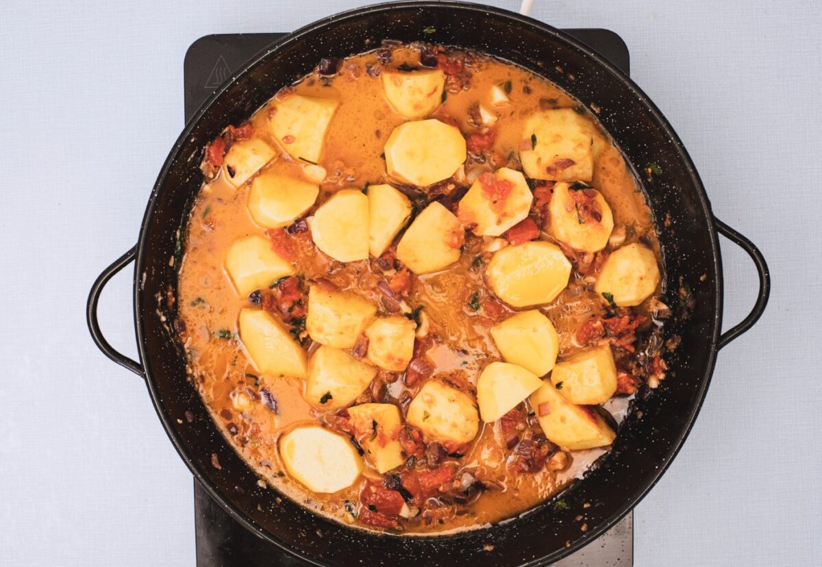 Suquet de pescado y marisco. Suquet de peix