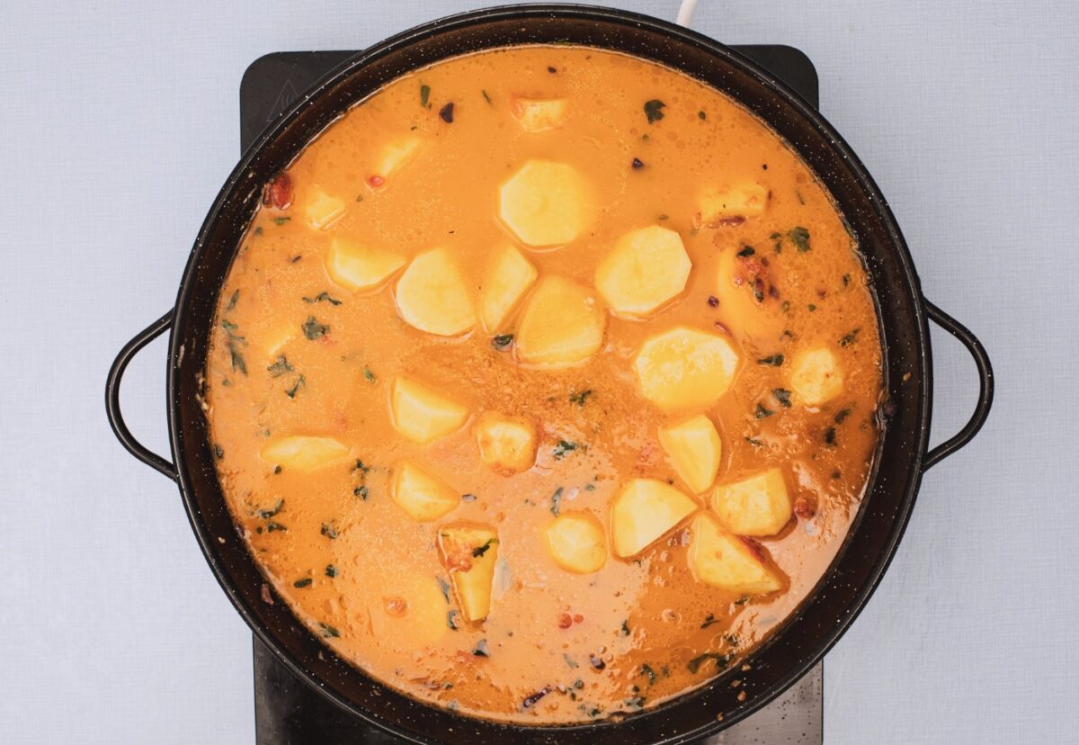 Suquet de pescado y marisco. Suquet de peix
