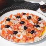 Esqueixada casera de bacalao. Receta catalana fácil y deliciosa