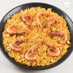 Fideuá de gambas. La deliciosa hermana pequeña de la tradicional fideuá