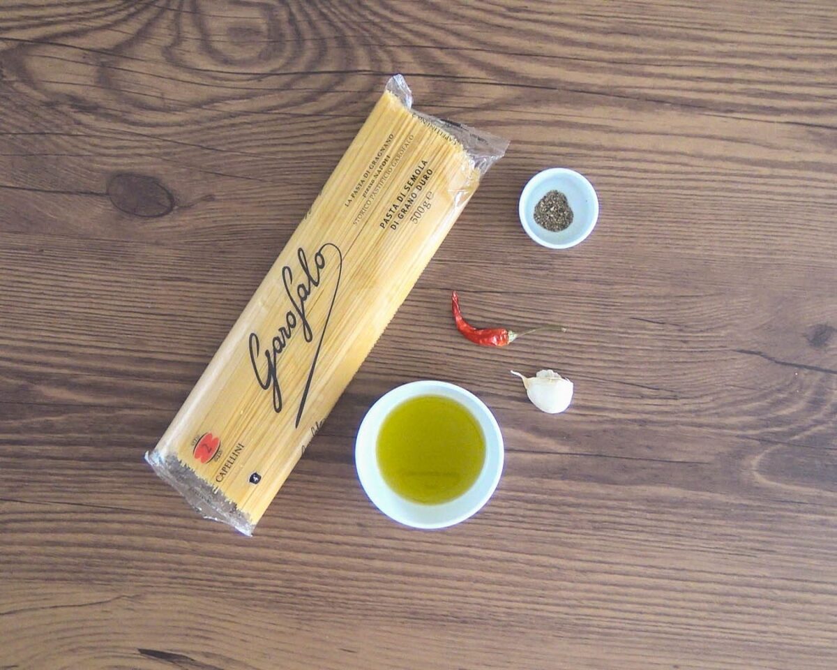 Pasta aglio, olio e peperonchino