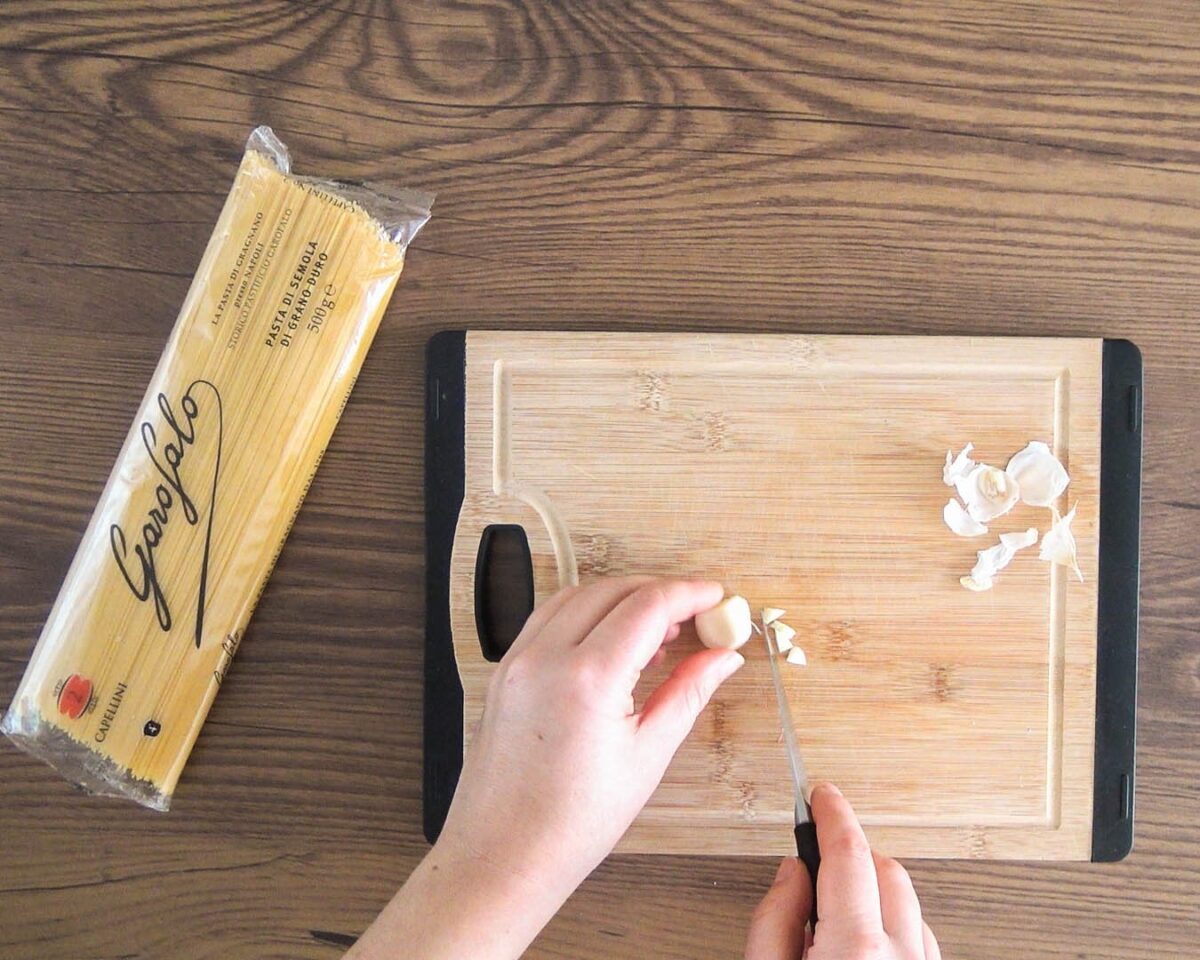 Pasta aglio, olio e peperonchino