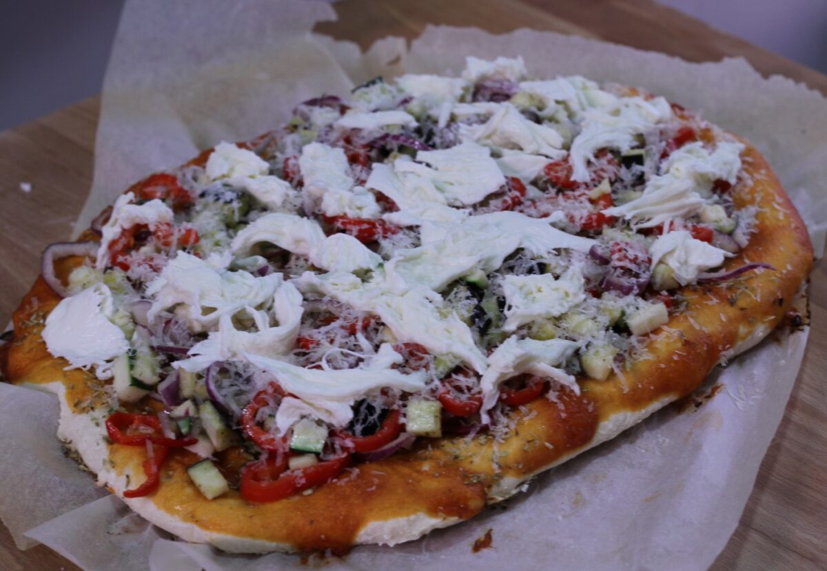 Cómo hacer pizza casera vegetal