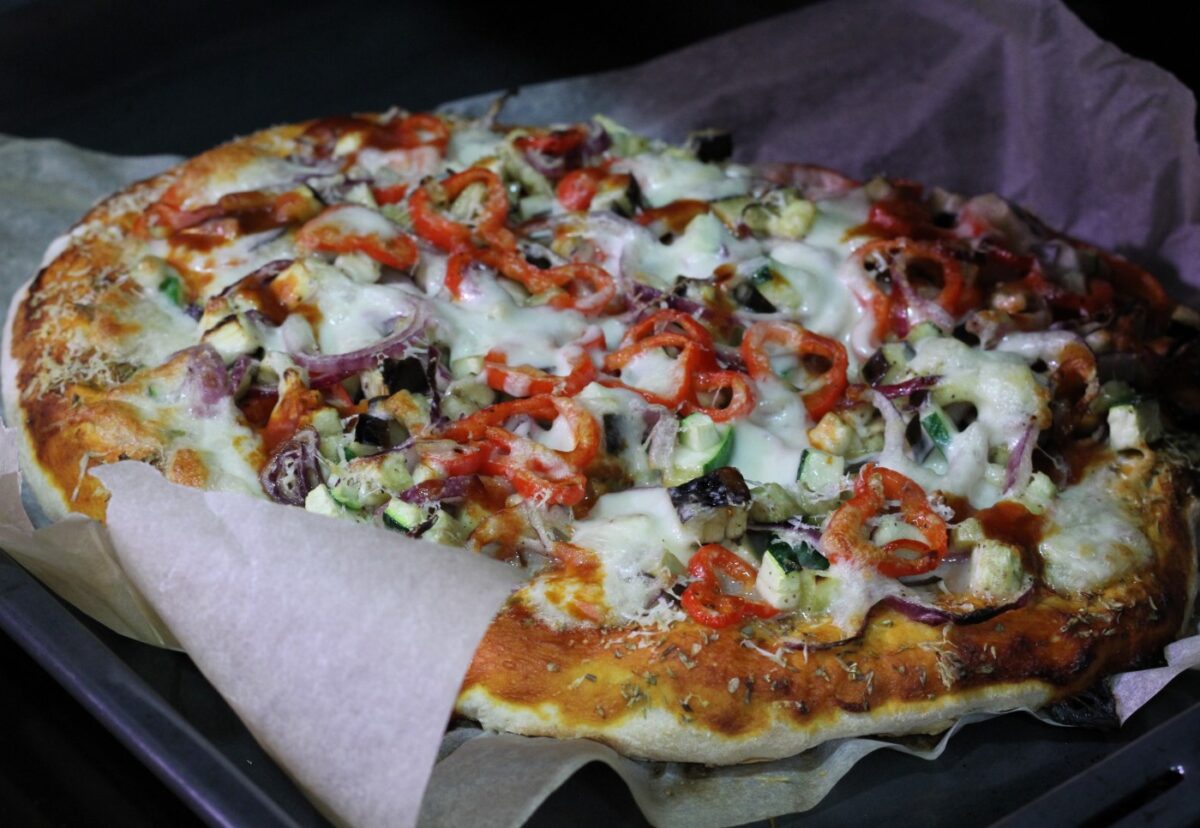 Cómo hacer pizza casera vegetal