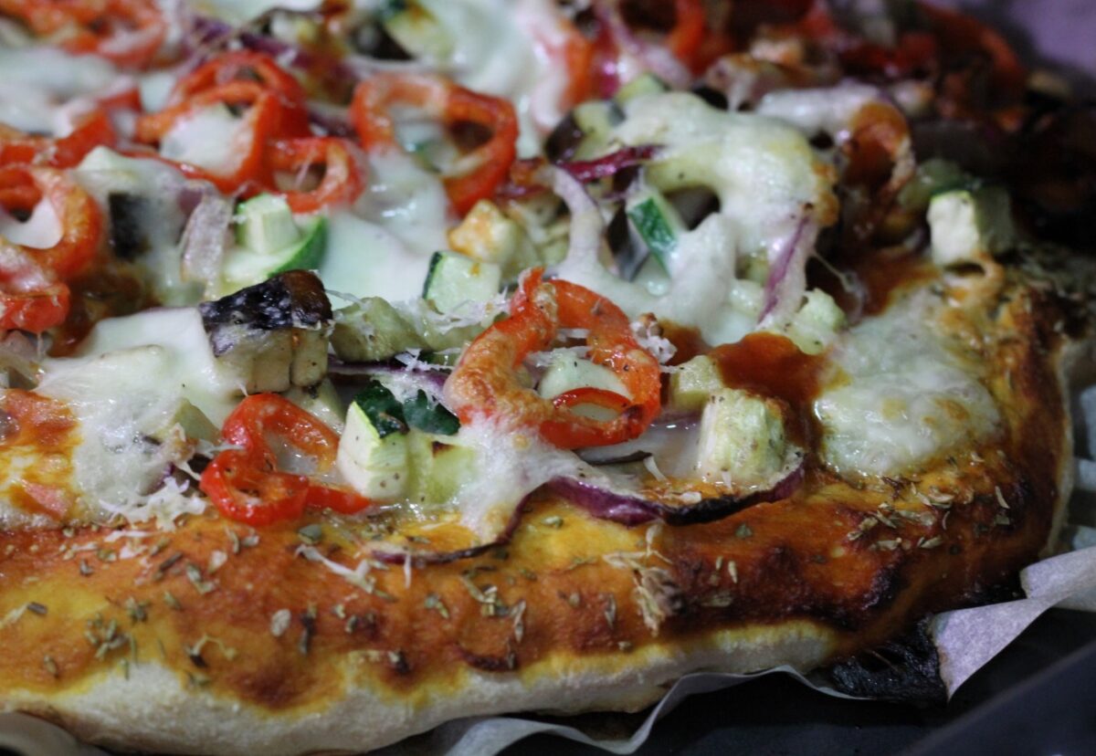 Cómo hacer pizza casera vegetal
