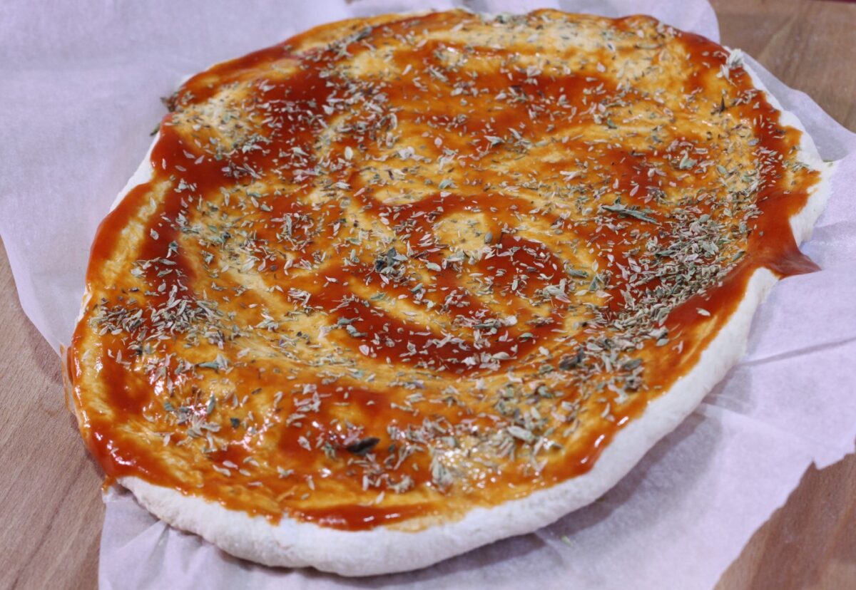 Cómo hacer pizza casera vegetal