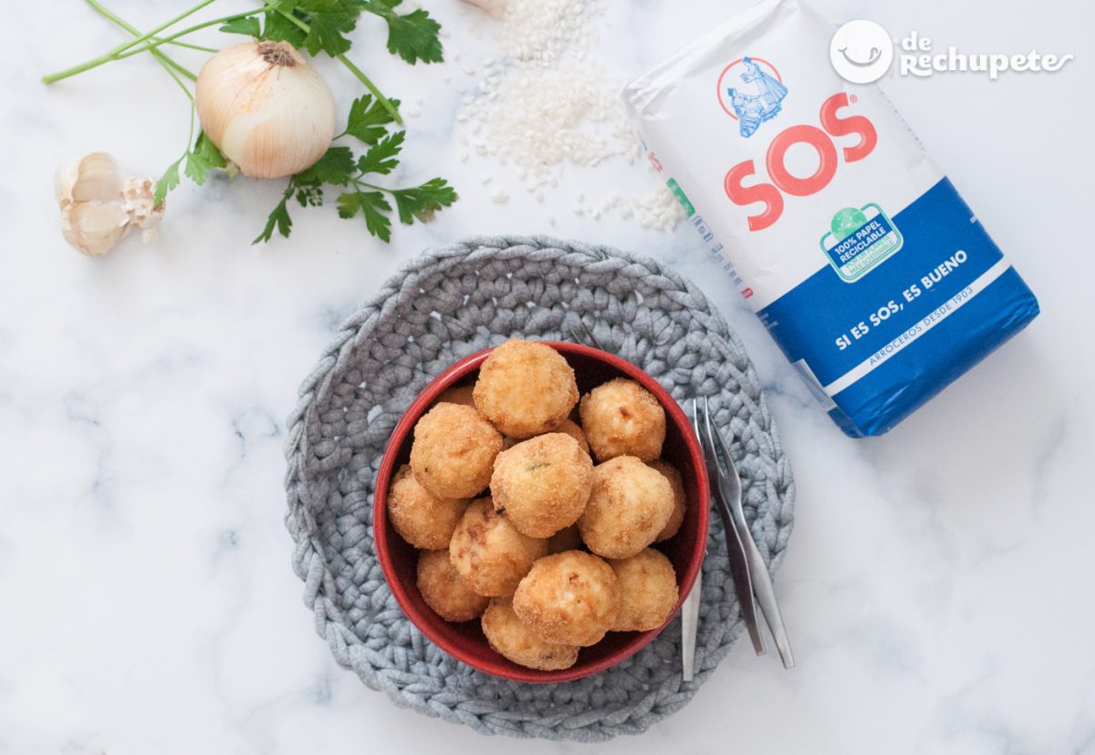 Croquetas de arroz. Receta de un aperitivo fácil y delicioso
