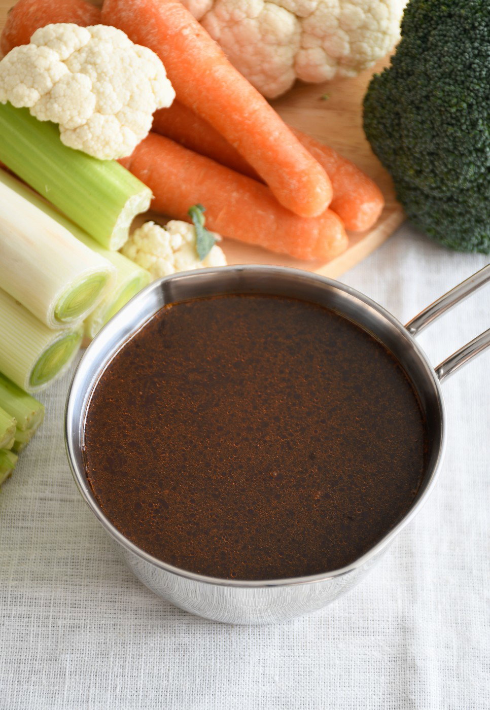 Caldo de verduras concentrado