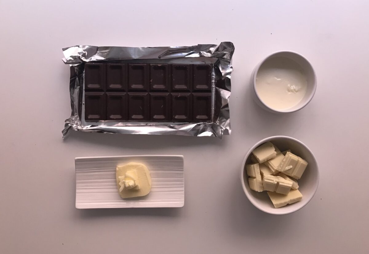 Trufas momia de dos chocolates