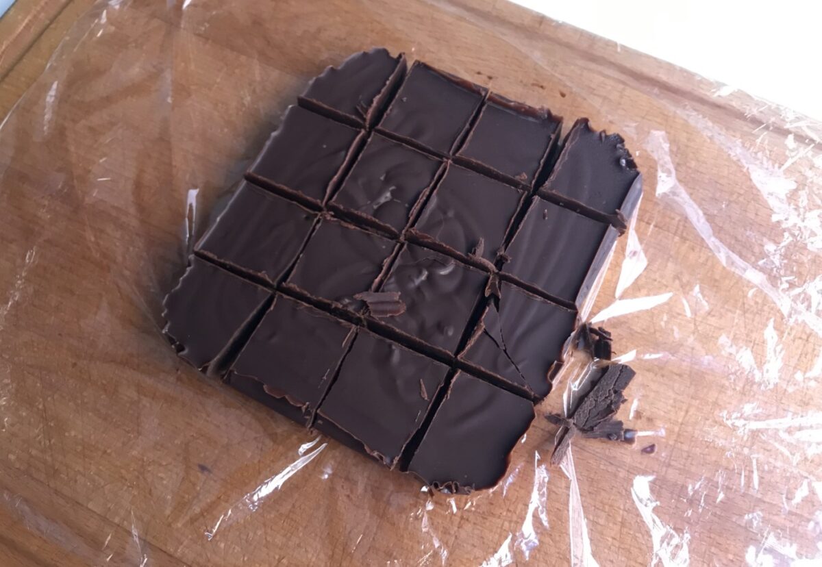 Trufas momia de dos chocolates