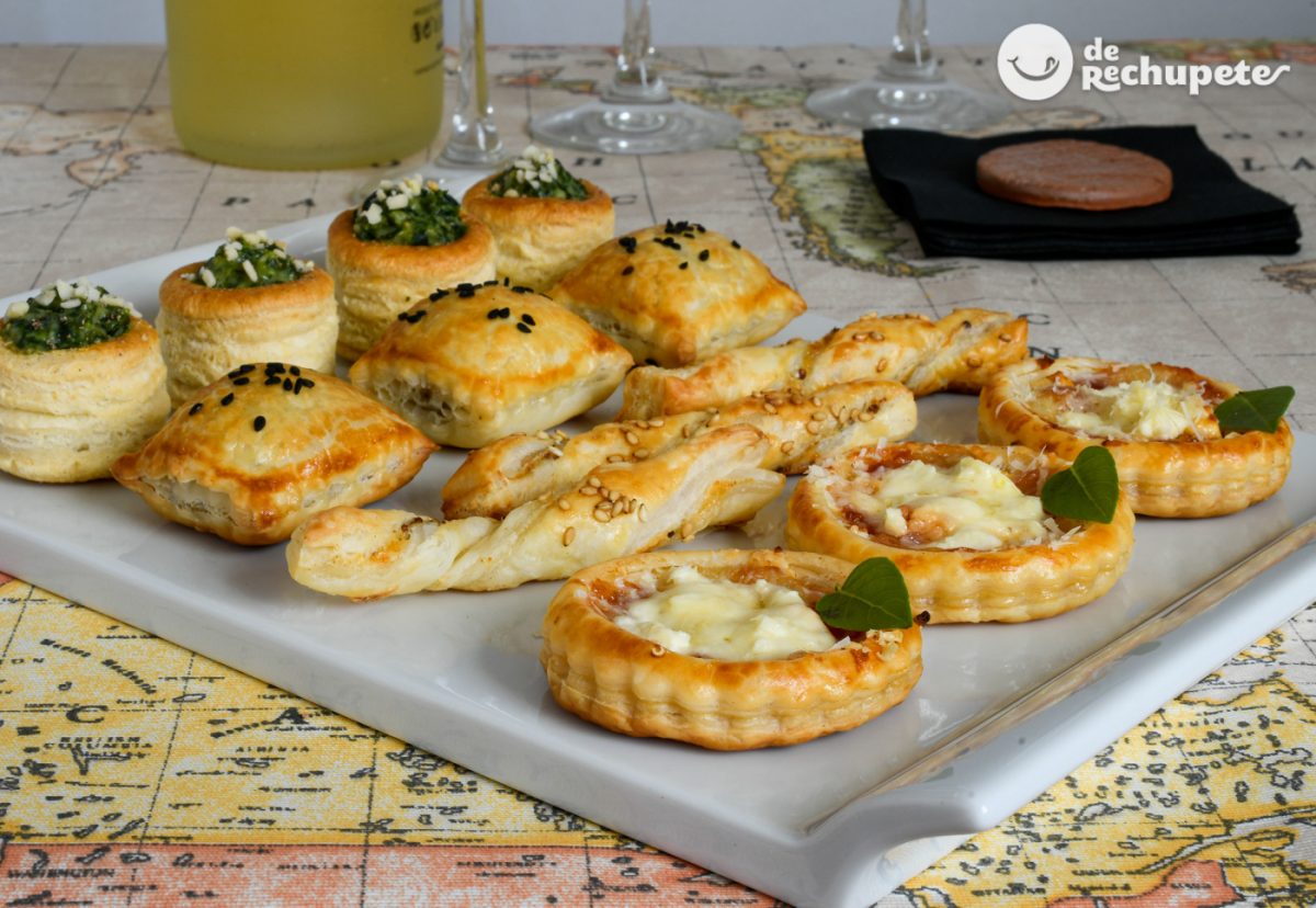  aperitivos vegetarianos con hojaldre para Navidad