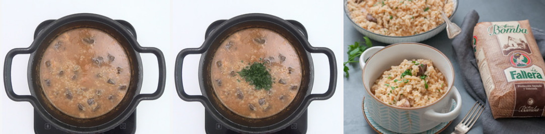 Arroz caldoso con pato