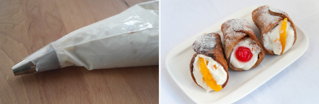 Cómo hacer cannoli siciliani. Cañas dulces rellenas de queso Ricotta