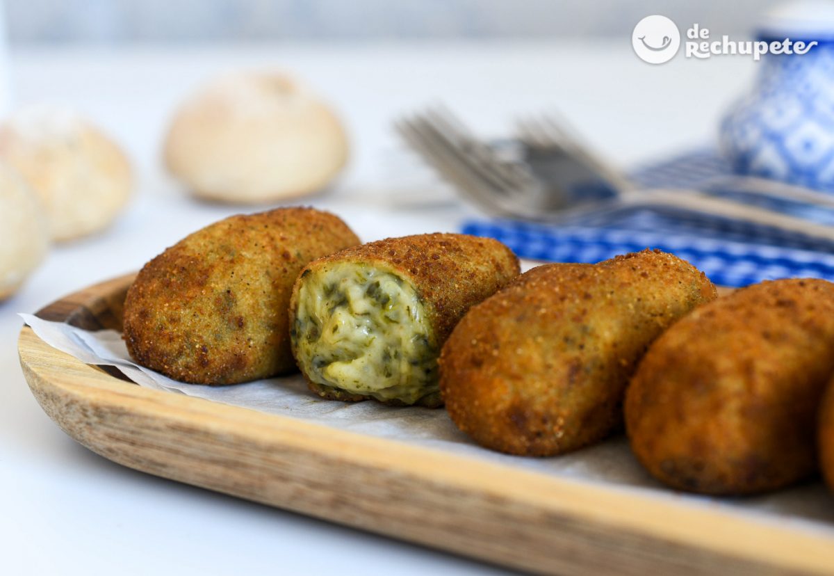 Croquetas de gorgonzola y espinacas