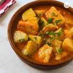 Patatas con bacalao, receta de la abuela