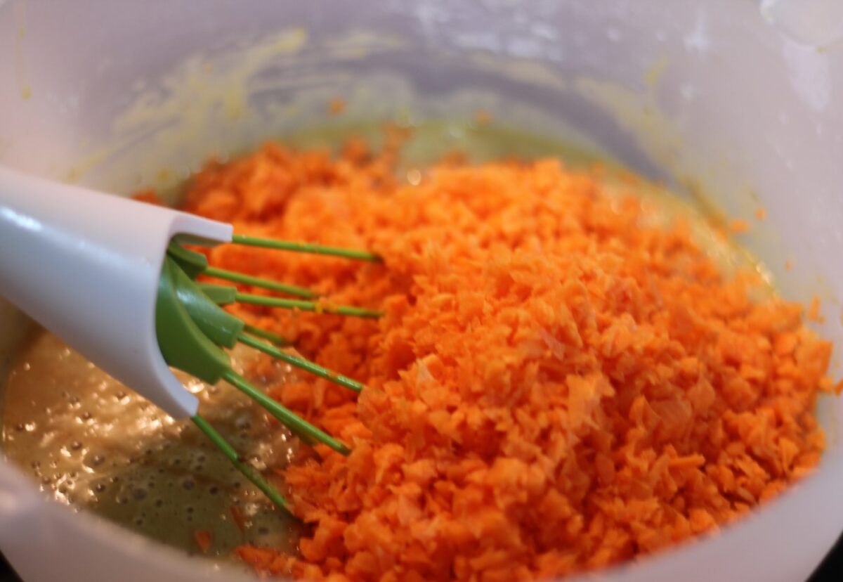 Pastel de zanahoria, naranja y jengibre
