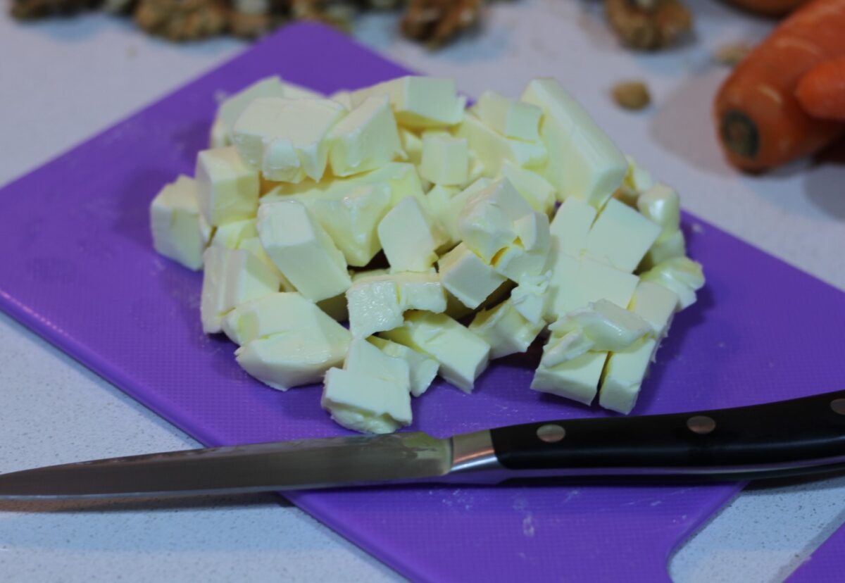 Pastel de zanahoria, naranja y jengibre