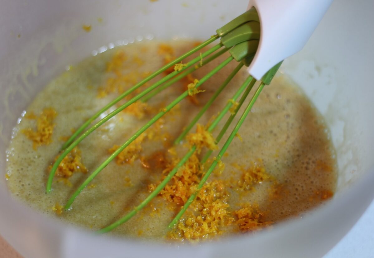 Pastel de zanahoria, naranja y jengibre