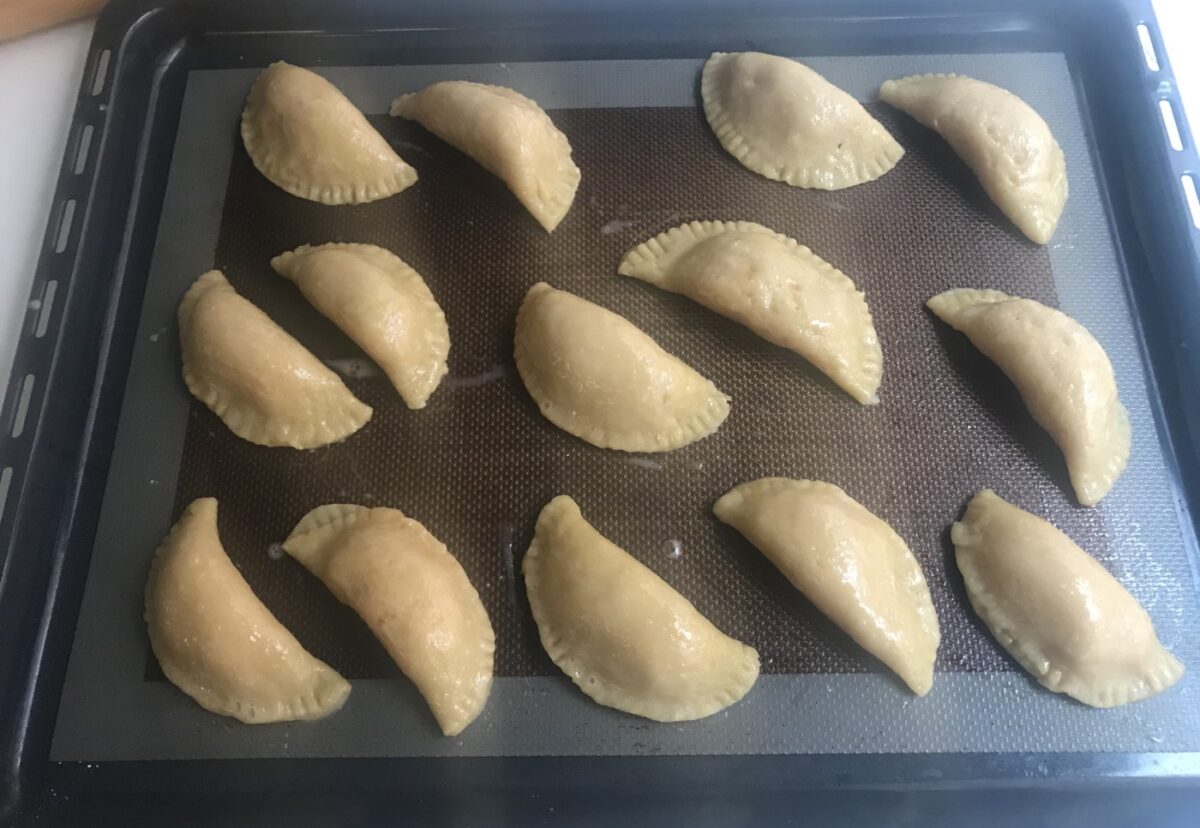 Pasteles de boniato o pastissets de moniato. Receta navideña