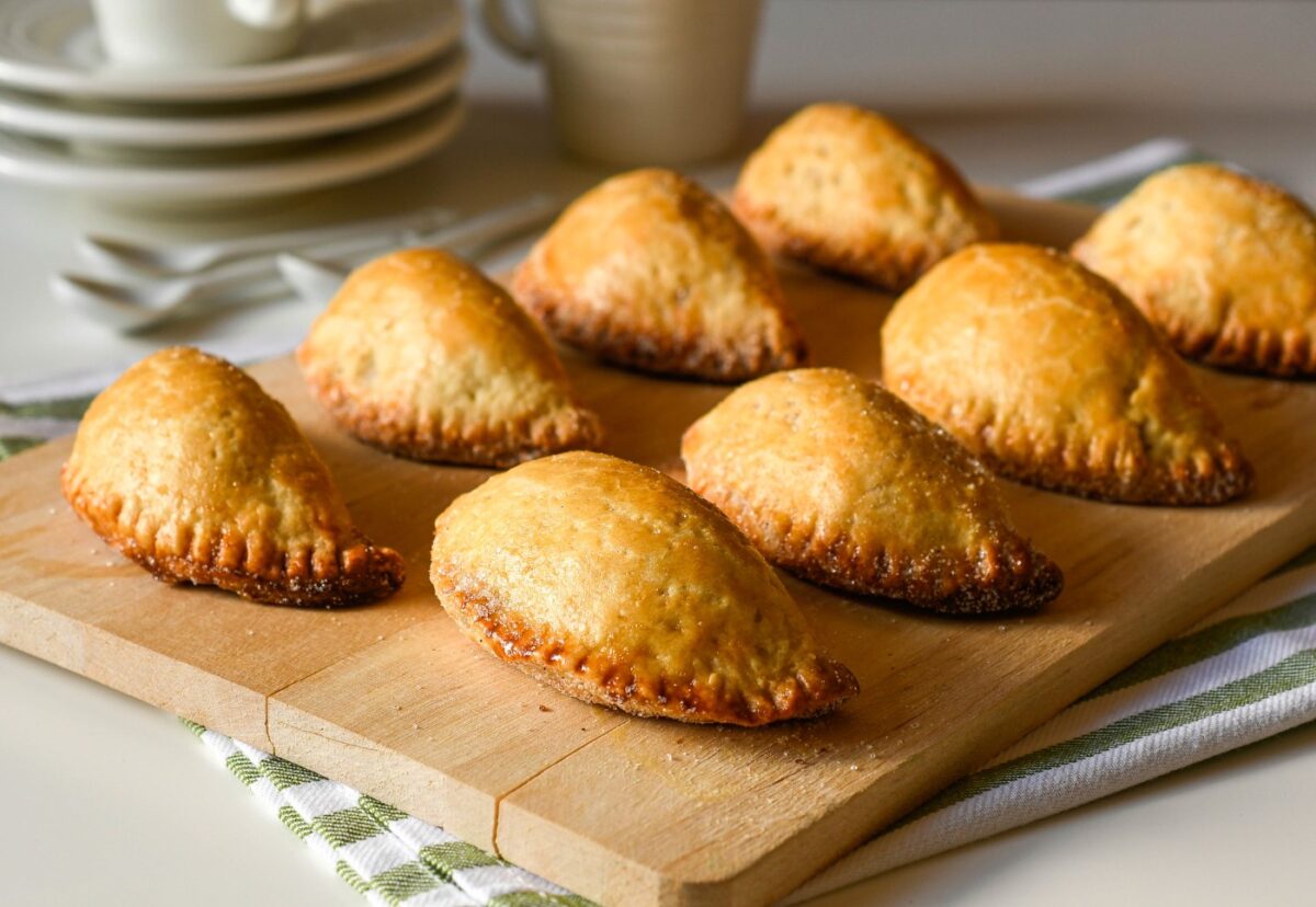 Pasteles de boniato o pastissets de moniato. Receta navideña