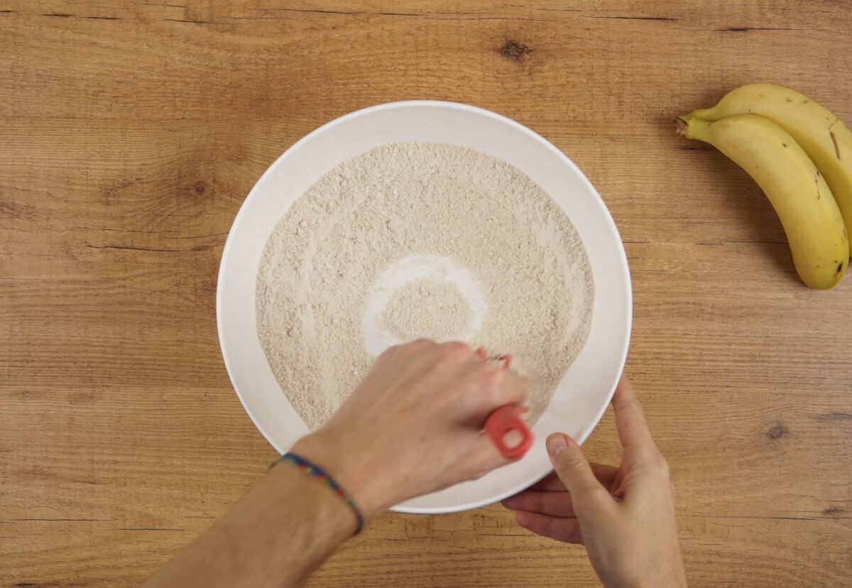 Tortitas de plátano veganas