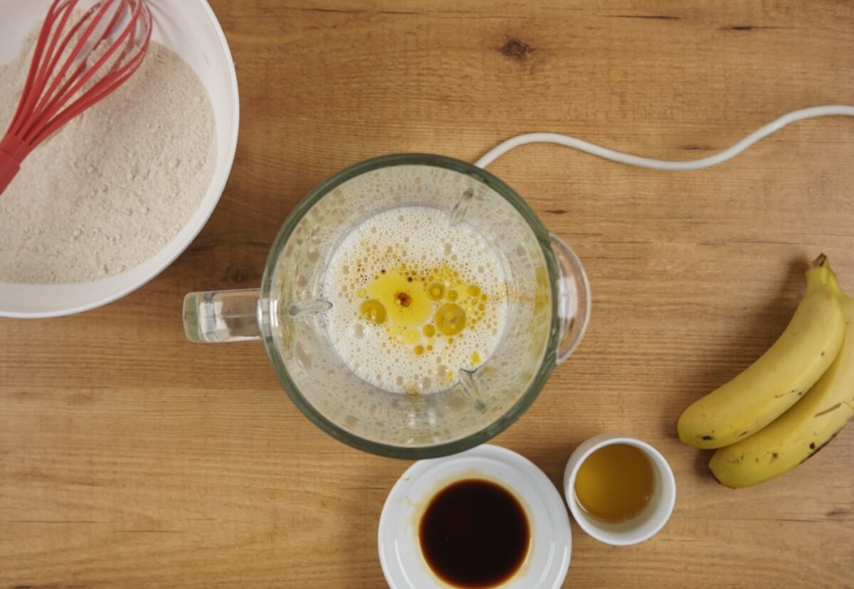 Tortitas de plátano veganas