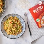 Arroz amarillo con carne. Receta fácil canaria