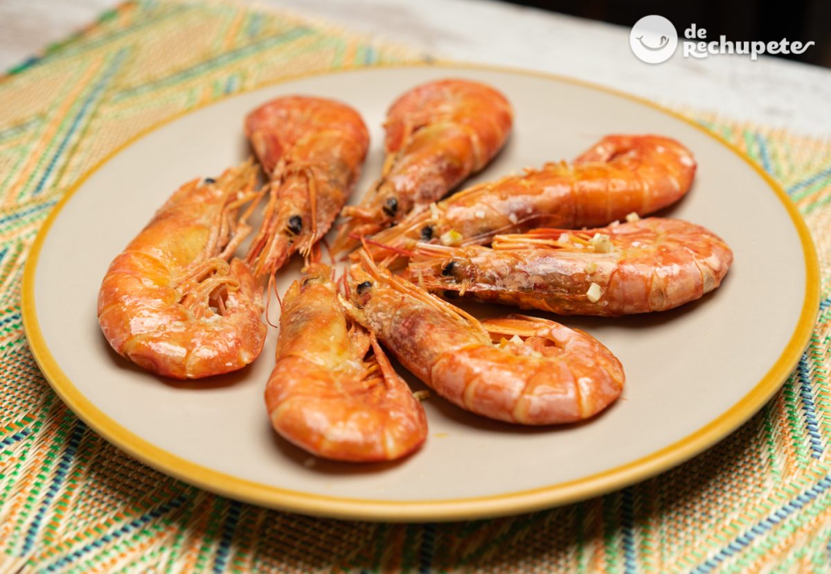 Cómo hacer unos gambones o langostinos al horno