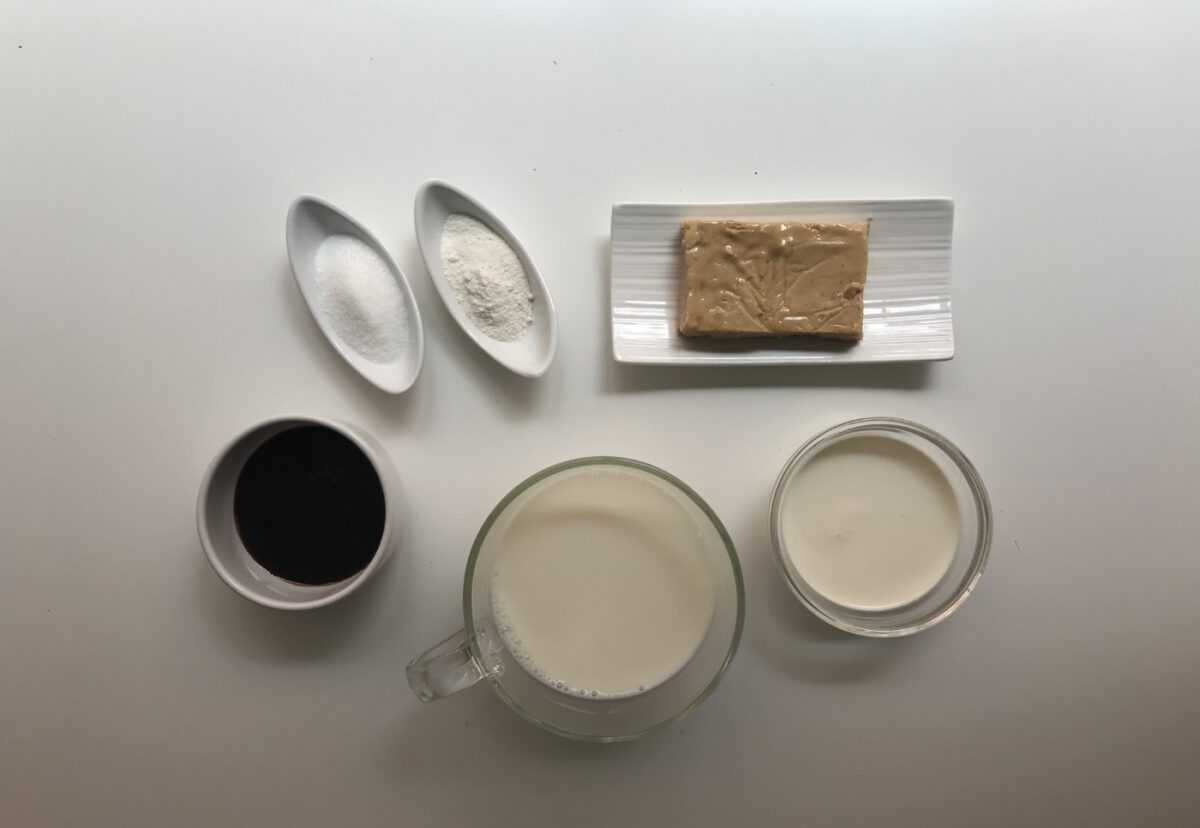 Flan de turrón sin horno, el postre navideño súper fácil