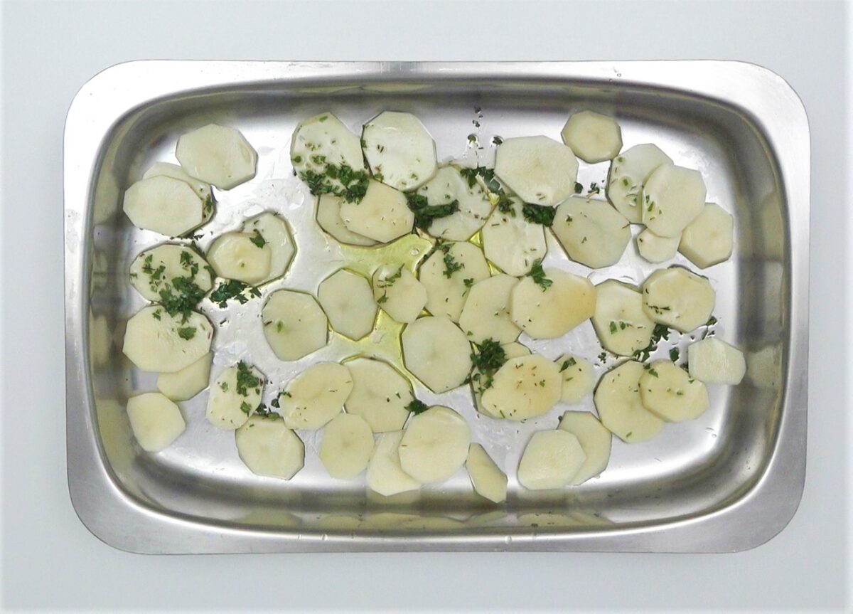 Ternasco al horno con patatas