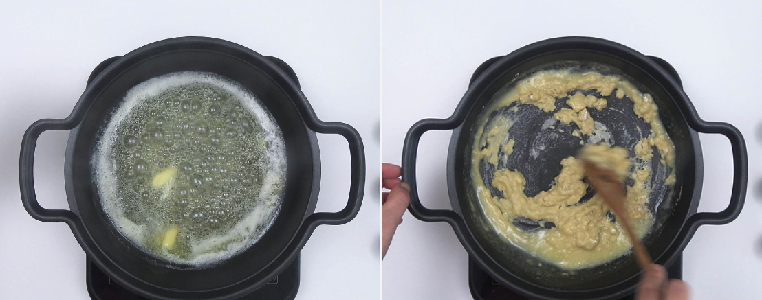 Hacer bechamel para croquetas 1