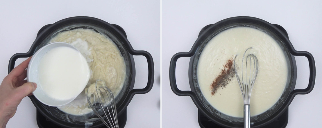 Hacer bechamel para croquetas 3