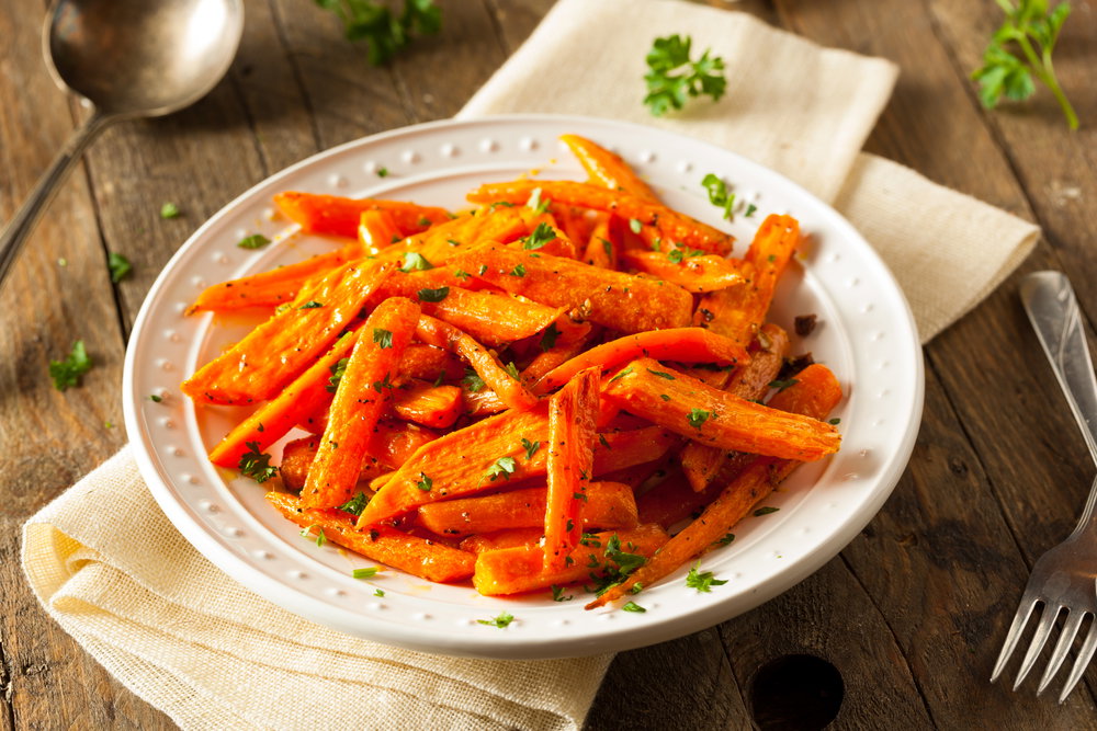 Palitos de zanahoria al horno