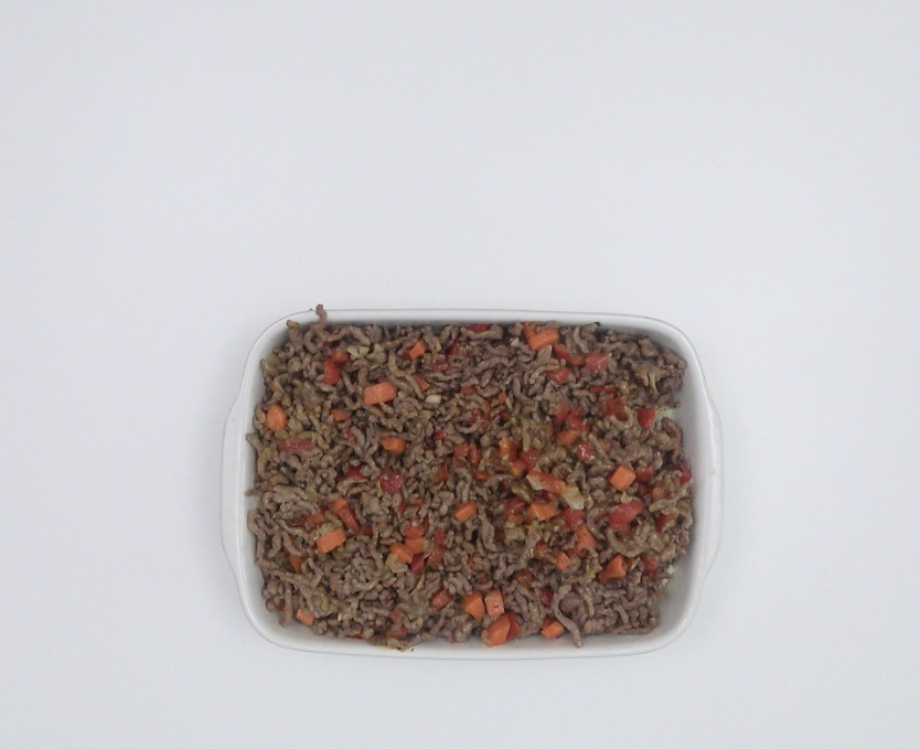Pastel de arroz y carne picada