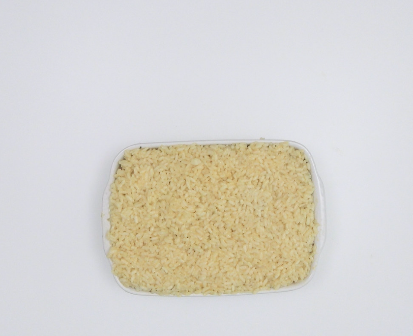 Pastel de arroz y carne picada