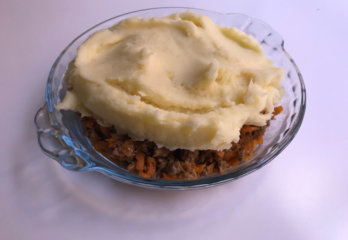 Pastel de carne tradicional británico