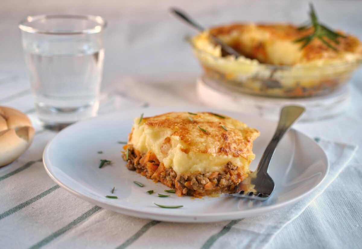 Pastel de carne tradicional británico
