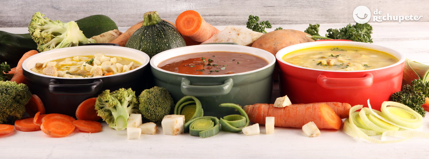 Caldo, crema, sopa, consomé… diferencias y recetas clave