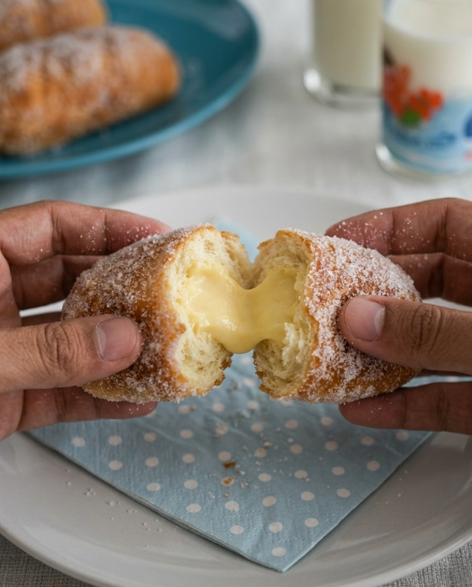 Xuxos súper fáciles con pan de leche