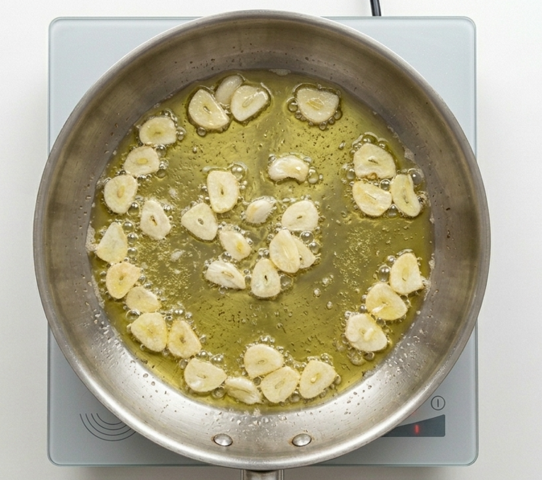 Bacalao encebollado y con pimientos al estilo canario